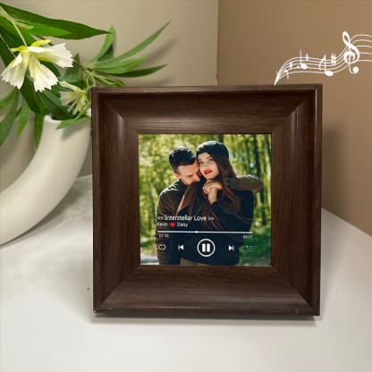 Personalized Photo Frame with Custom Whole Song Picture Frame Music Player Valentine's Day Gifts