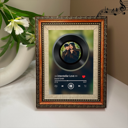 Personalized Photo Frame with Custom Whole Song Picture Frame Music Player Valentine's Day Gifts