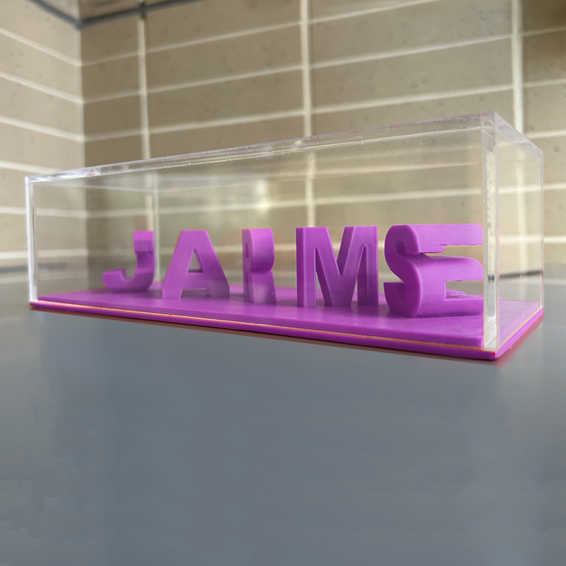 Personalized Dual Name Illusion Love 3D Printed Custom Name Plate Customized Double Sided Words Plate Best Valentines Wedding Gift