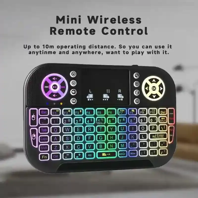 Vseebox Mini Wireless Keyboard with Touchpad