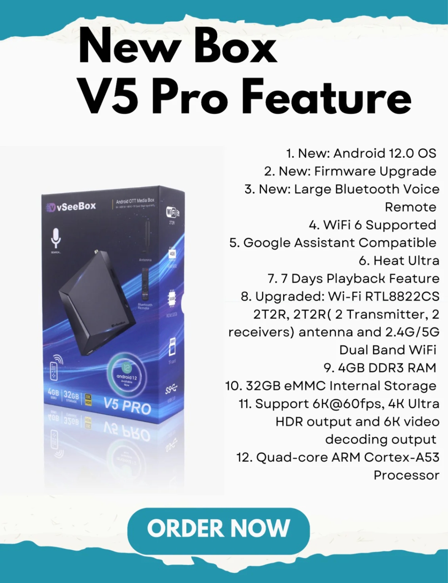 vseebox v5 pro feature