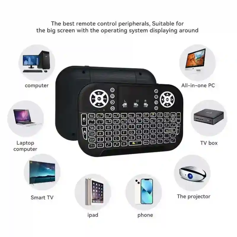 Vseebox Mini Wireless Keyboard with Touchpad