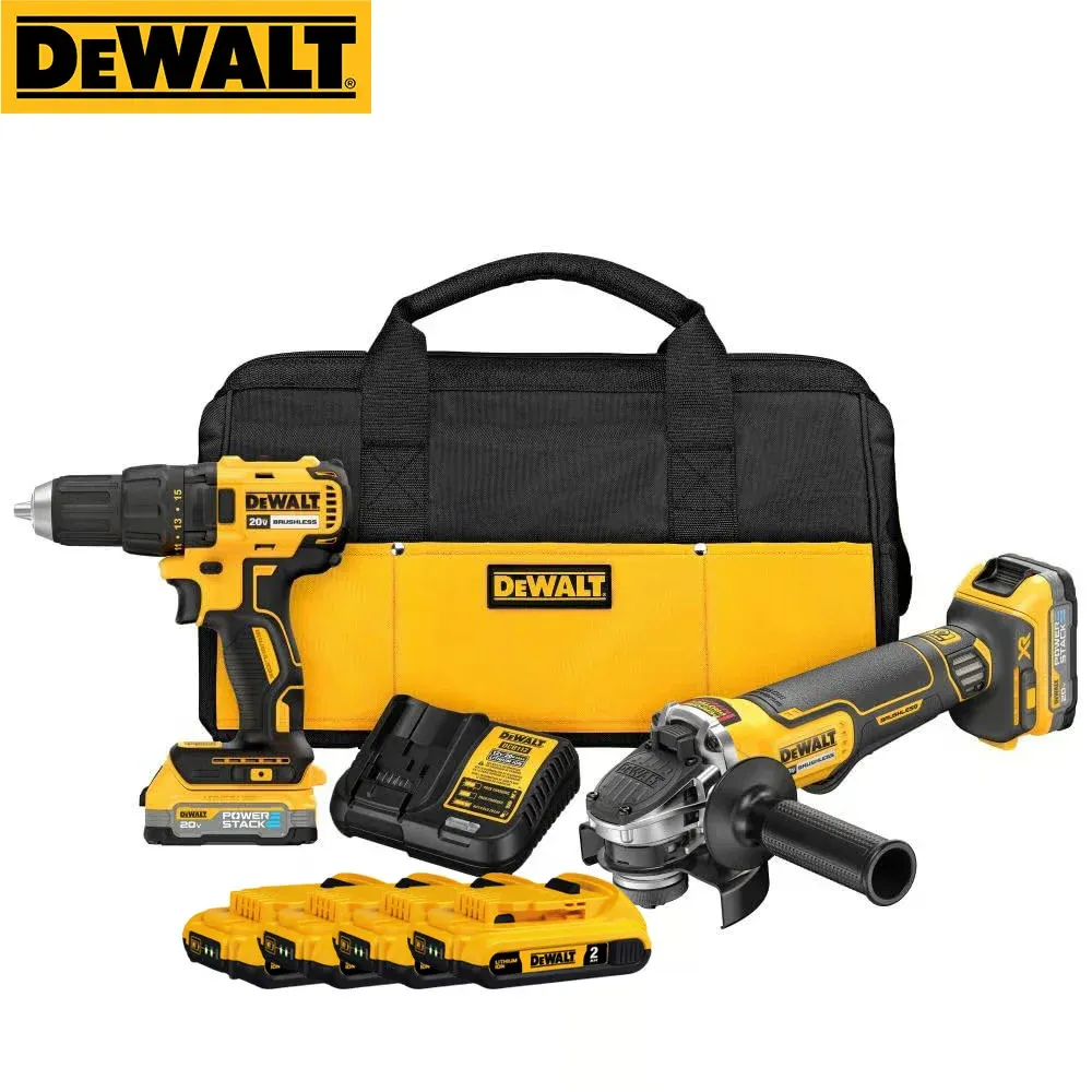 【Noworoczna promocja】Zestaw Dewalt: szlifierka kątowa + wiertarka Cena regularna: 1280 zł Cena promocyjna: 490 zł Tylko 300 zestawów dostępnych! Zamów teraz!