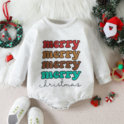 Baby Merry Christmas Romper