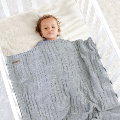 Unisex Baby Knitted Windproof Blanket