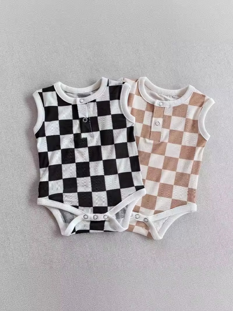 Triangle Crawl Suit Romper
