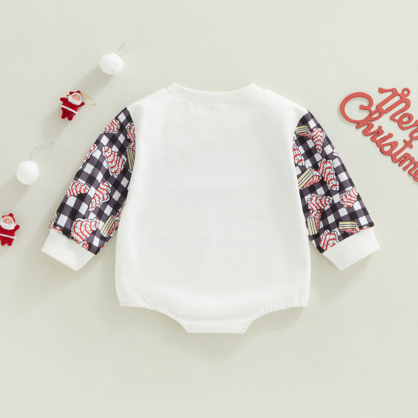 Baby Christmas Print Romper