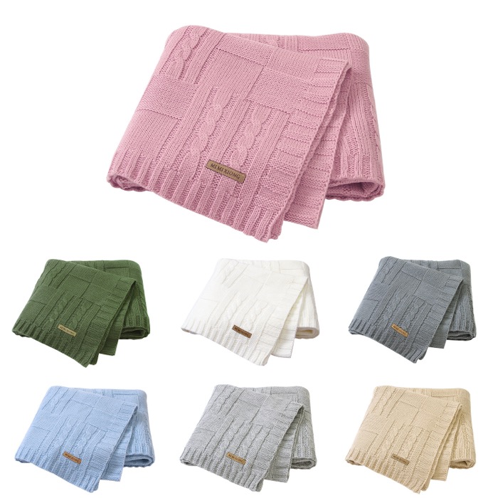 Unisex Baby Knitted Windproof Blanket
