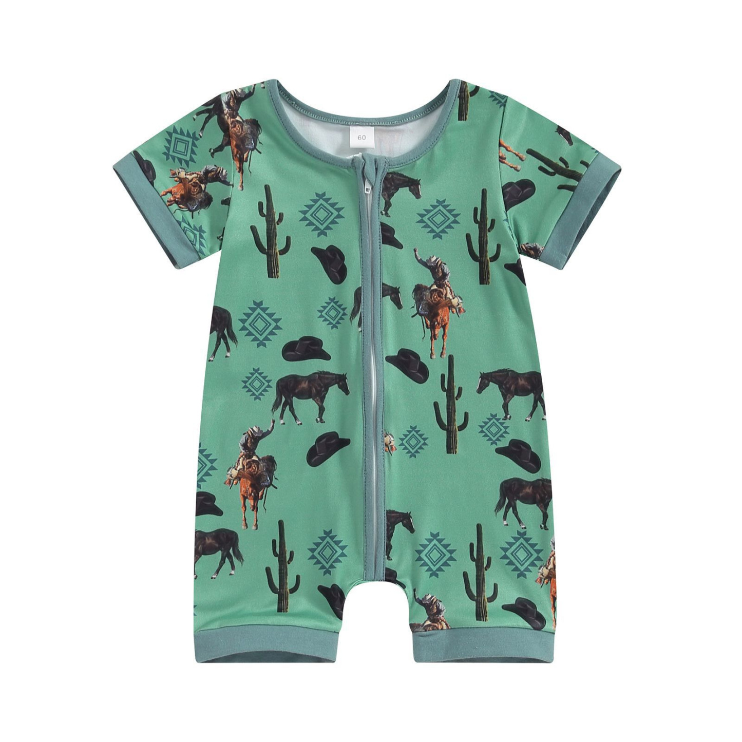 Baby romper Farm Elements lapel summer polo shirt short-sleeved crawl 
