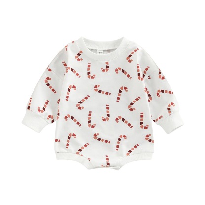 Baby Christmas Print Romper