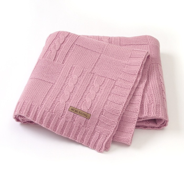 Unisex Baby Knitted Windproof Blanket