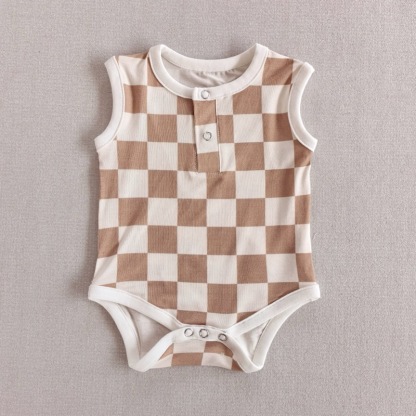 Triangle Crawl Suit Romper