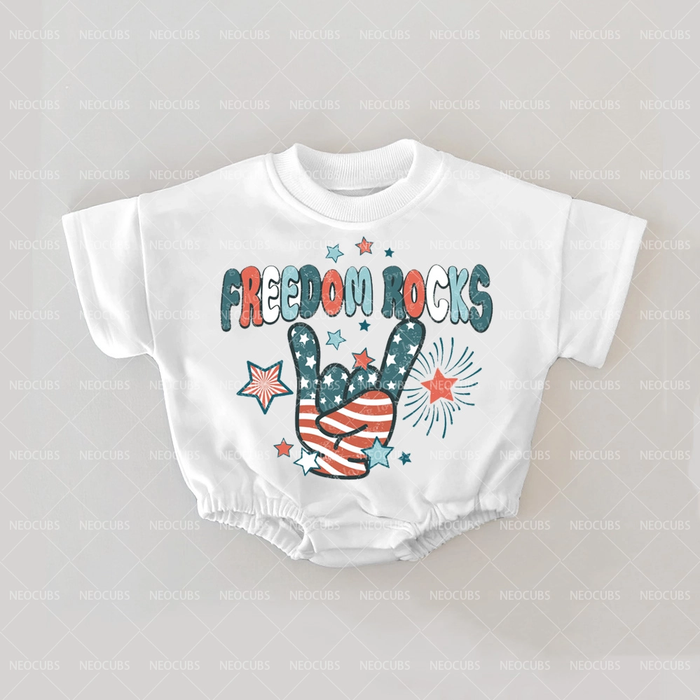 Baby Freedom Rocks Romper