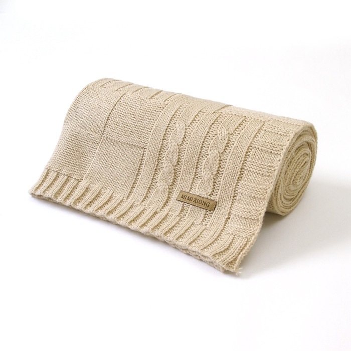 Unisex Baby Knitted Windproof Blanket