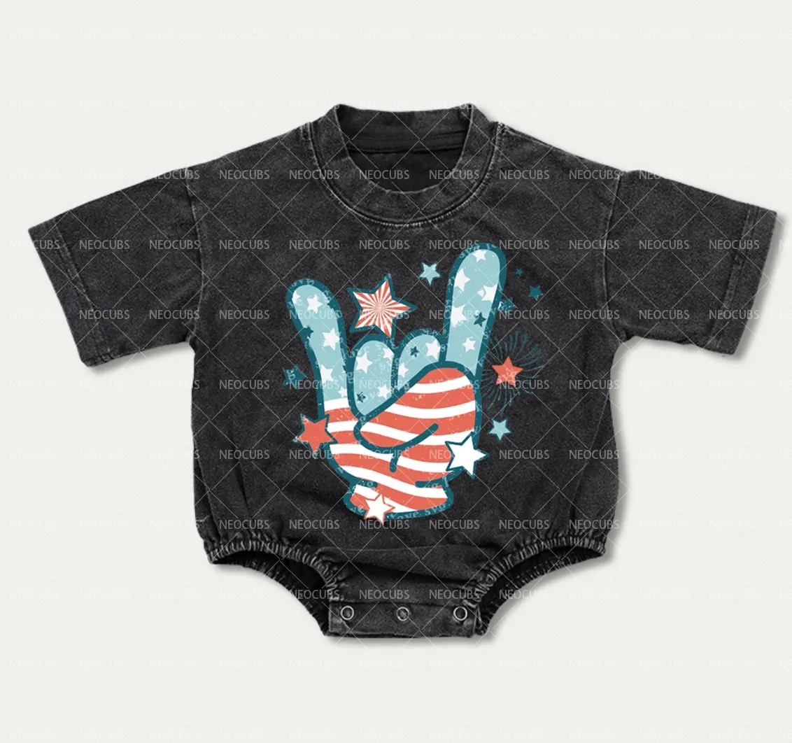 Baby Yeah Print Romper