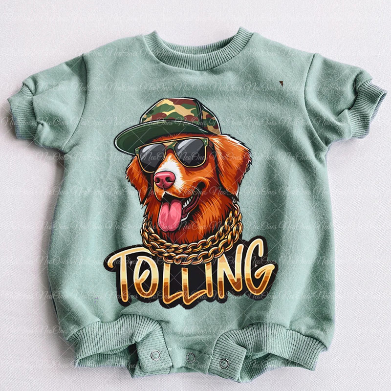 Baby Dog Hunting Romper