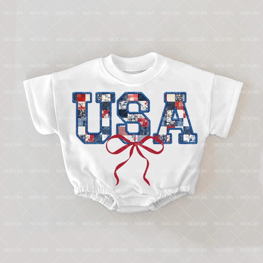 Baby USA Bow Romper