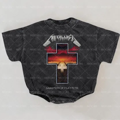 Baby Print Romper And Adult T-Shirt