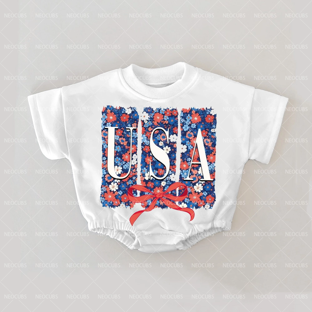 Baby USA Bow Romper