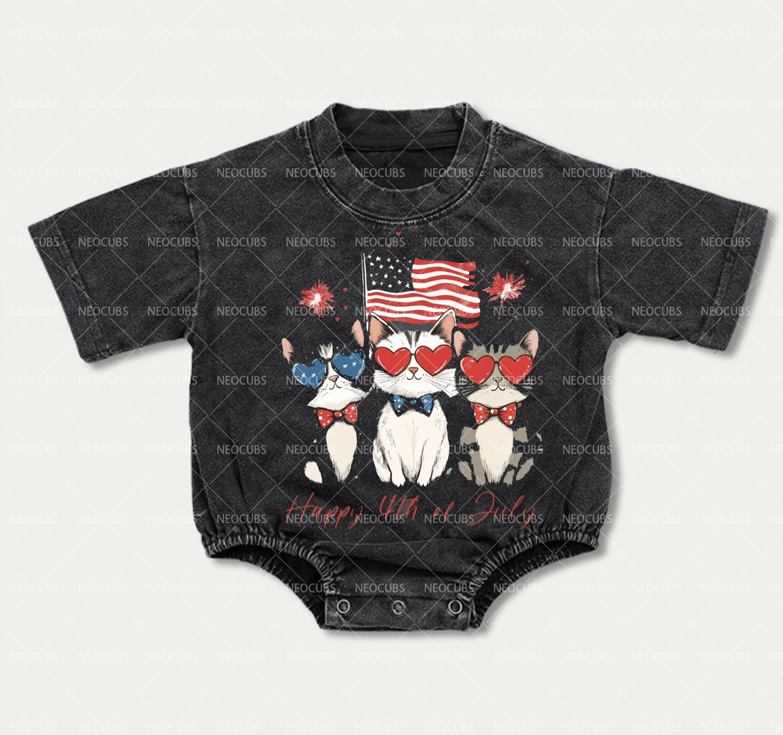Baby Happy 4th of July Romper
