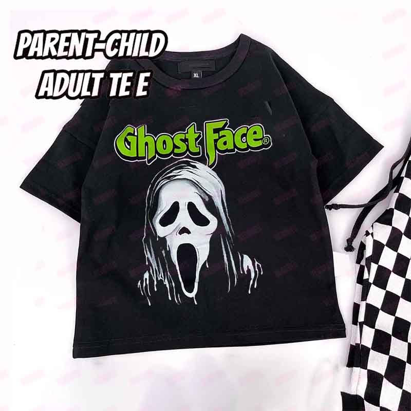 Baby Halloween Ghost Face Print Romper