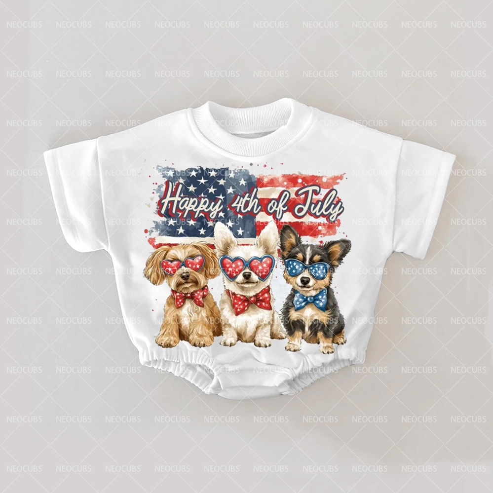 Baby Happy 4th of July Romper