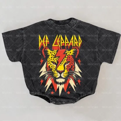 Baby Print Romper And Adult T-Shirt