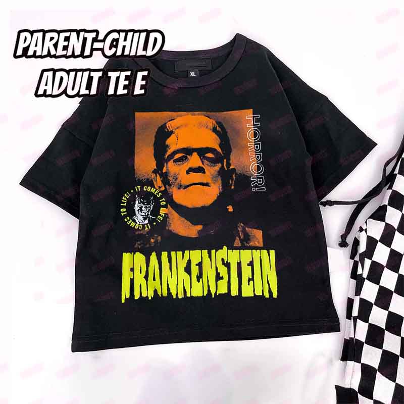 baby halloween HORROR FRANKENSTEIN Romper