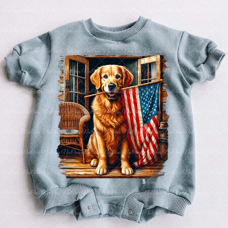Baby Hunting dog Romper