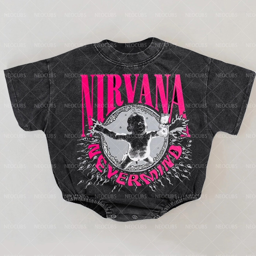 Baby Print Romper And Adult T-Shirt