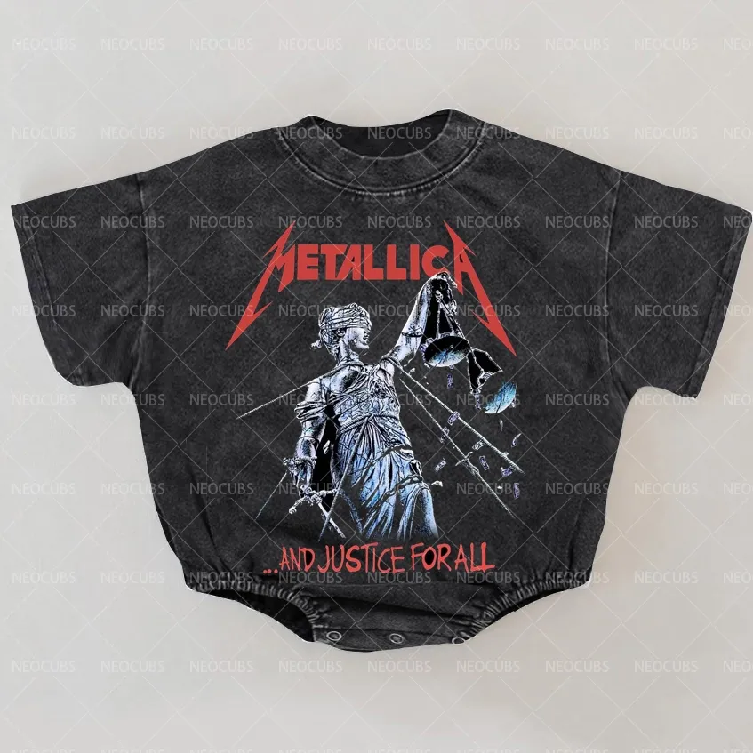 Baby Print Romper And Adult T-Shirt