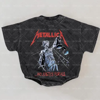 Baby Print Romper And Adult T-Shirt