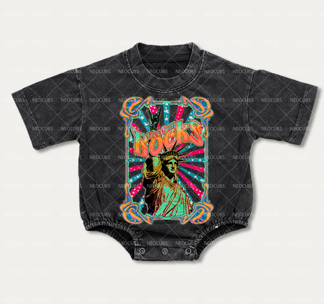 Baby Freedom Rocks Romper