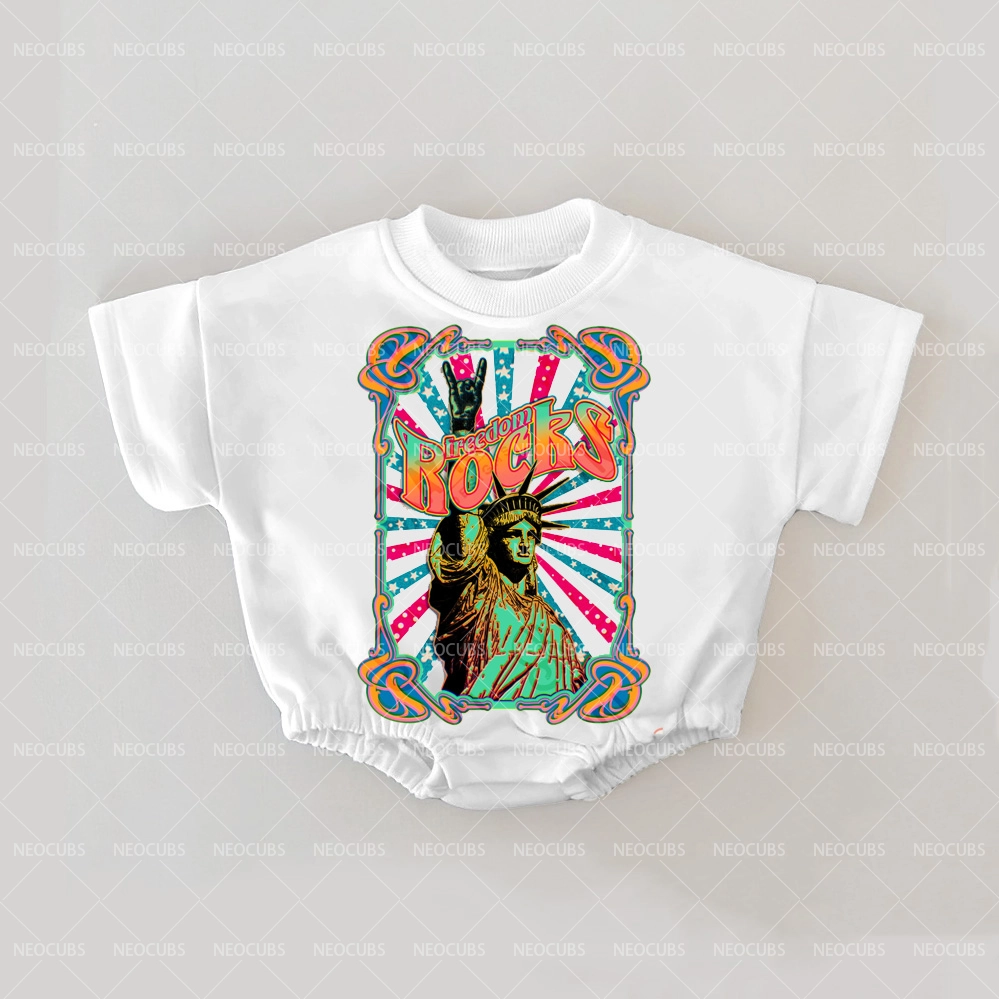 Baby Freedom Rocks Romper