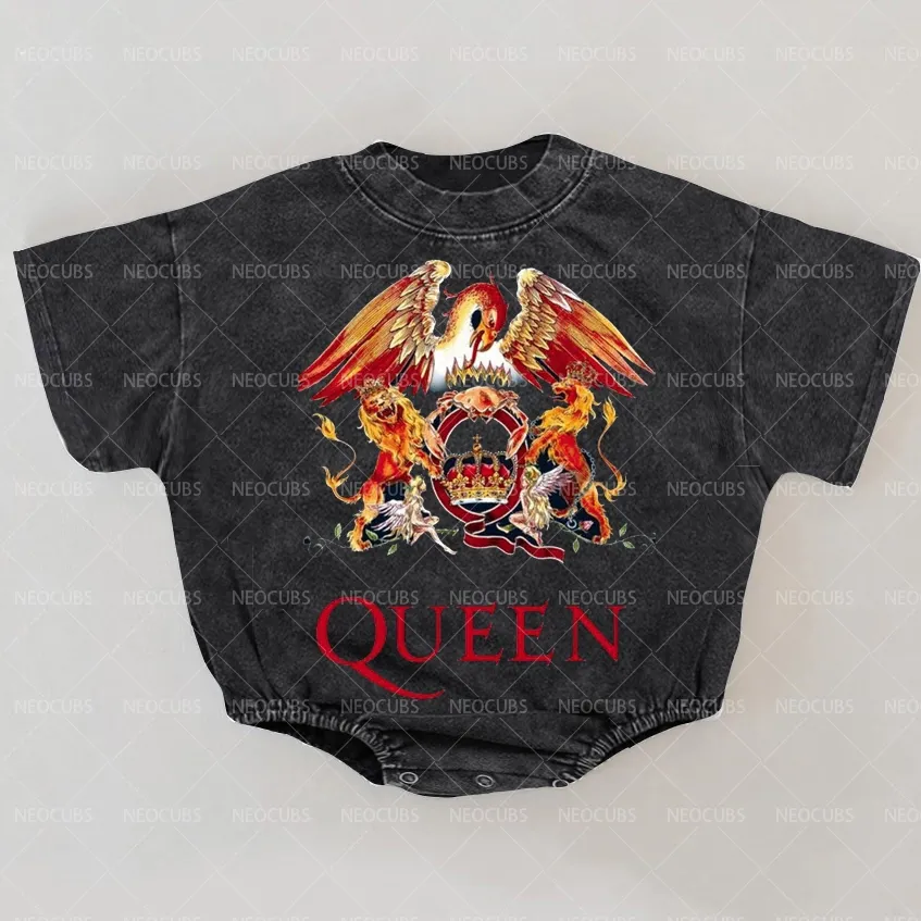 Baby Print Romper And Adult T-Shirt