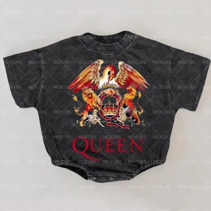 Baby Print Romper And Adult T-Shirt