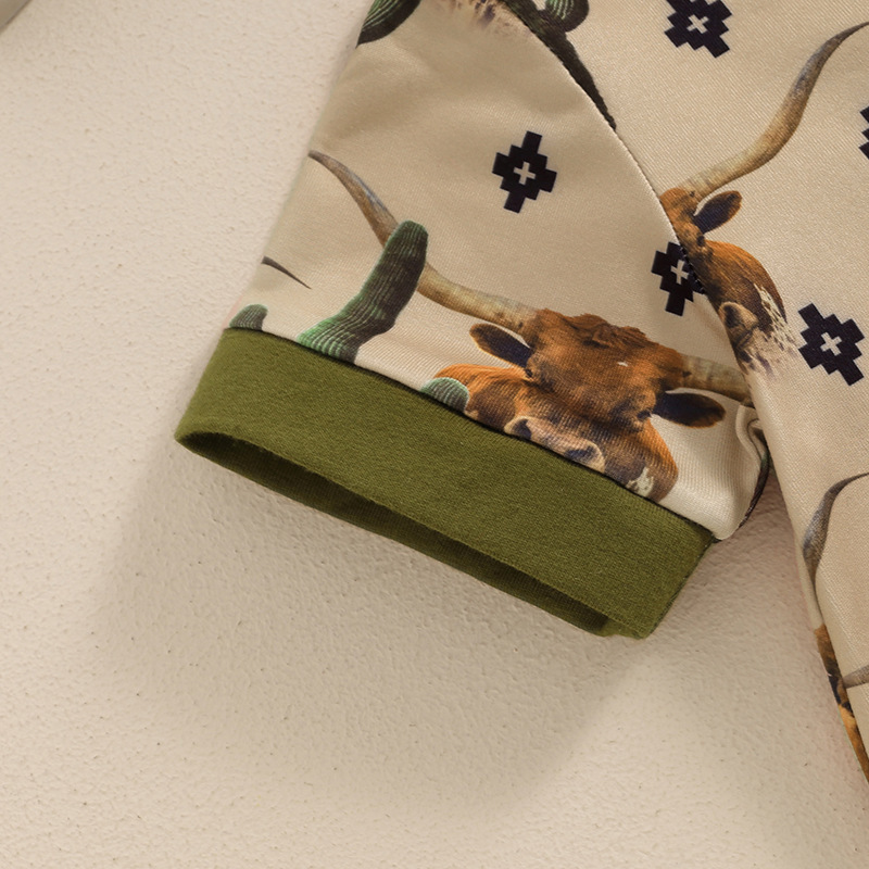 Baby Wrangler Print Romper