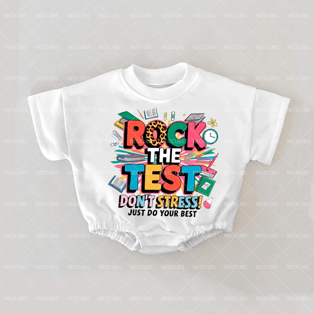 Baby Rock The Test Romper
