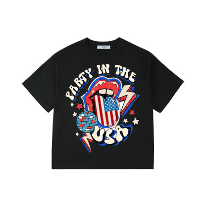 Baby Print Romper And Adult T-Shirt