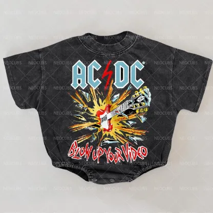 Baby Print Romper And Adult T-Shirt