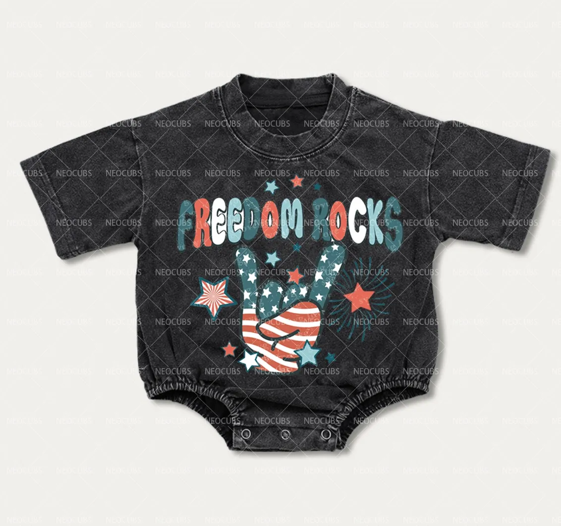 Baby Freedom Rocks Romper