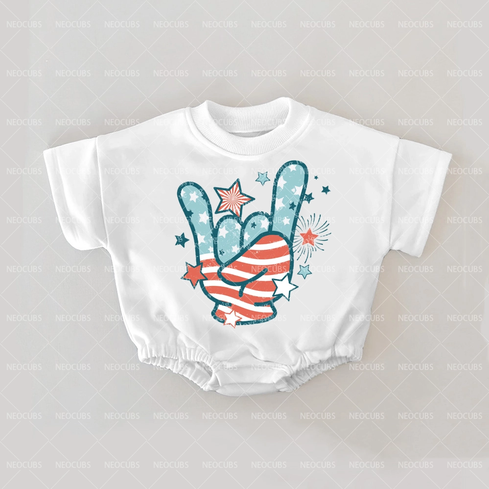 Baby Yeah Print Romper