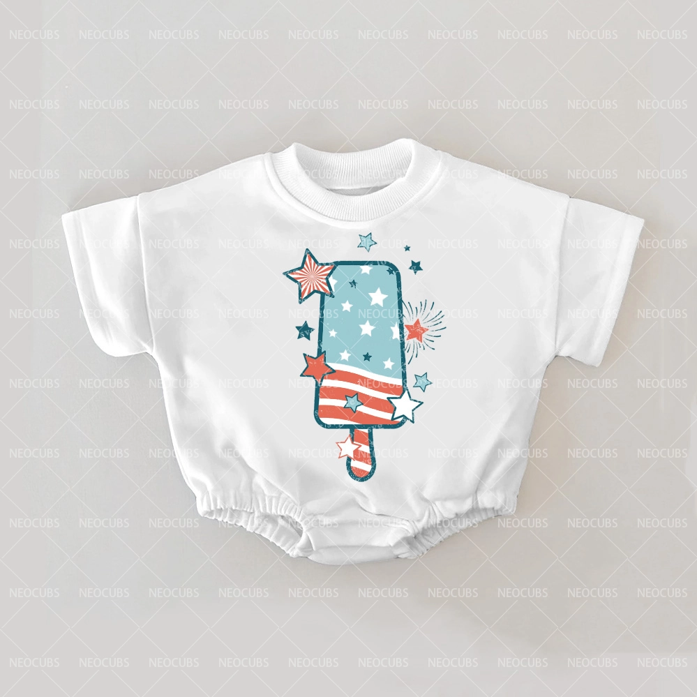 Baby Freedom Ice Cream Romper