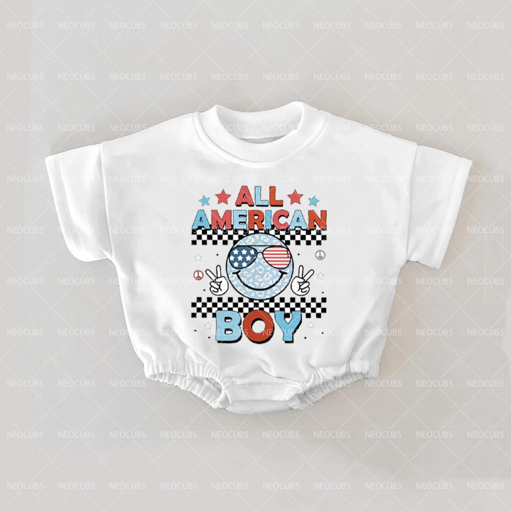 Baby Baby ALL AMERICAN BOY Romper