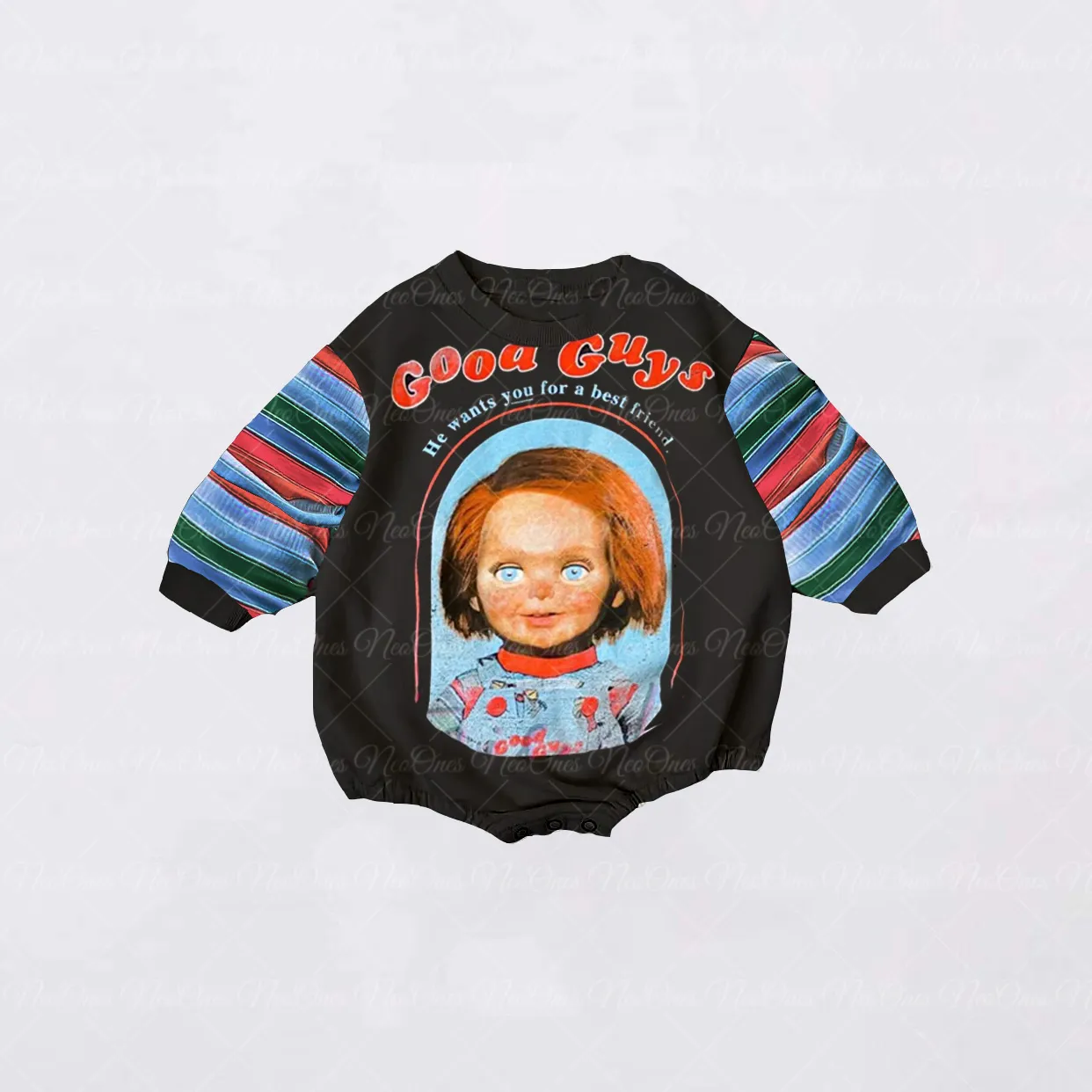 Baby Halloween Print Romper