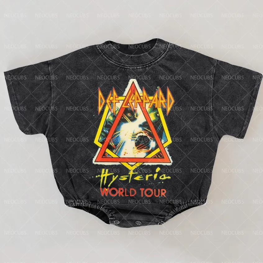 Baby Print Romper And Adult T-Shirt