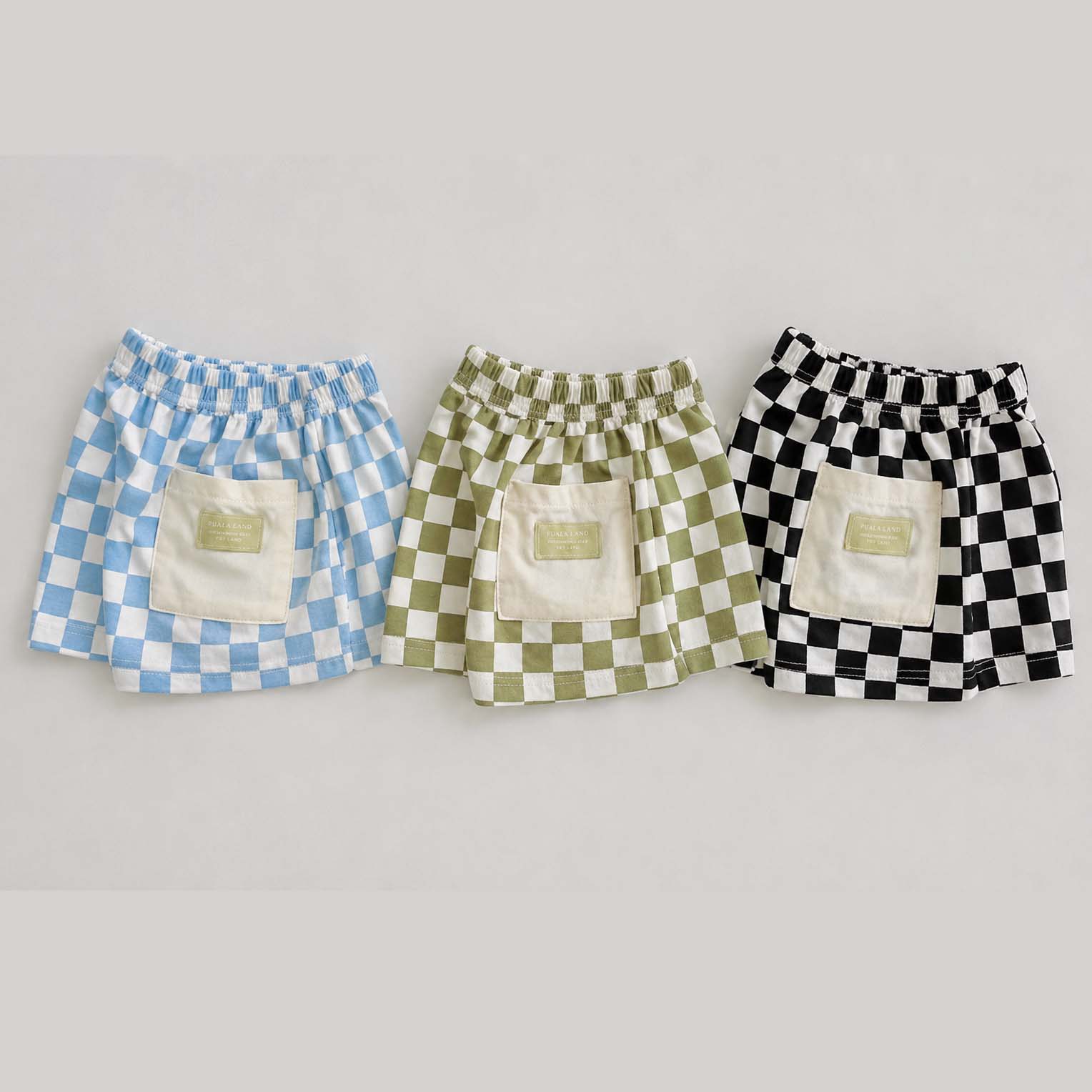 Baby Toddler Checkered Shorts