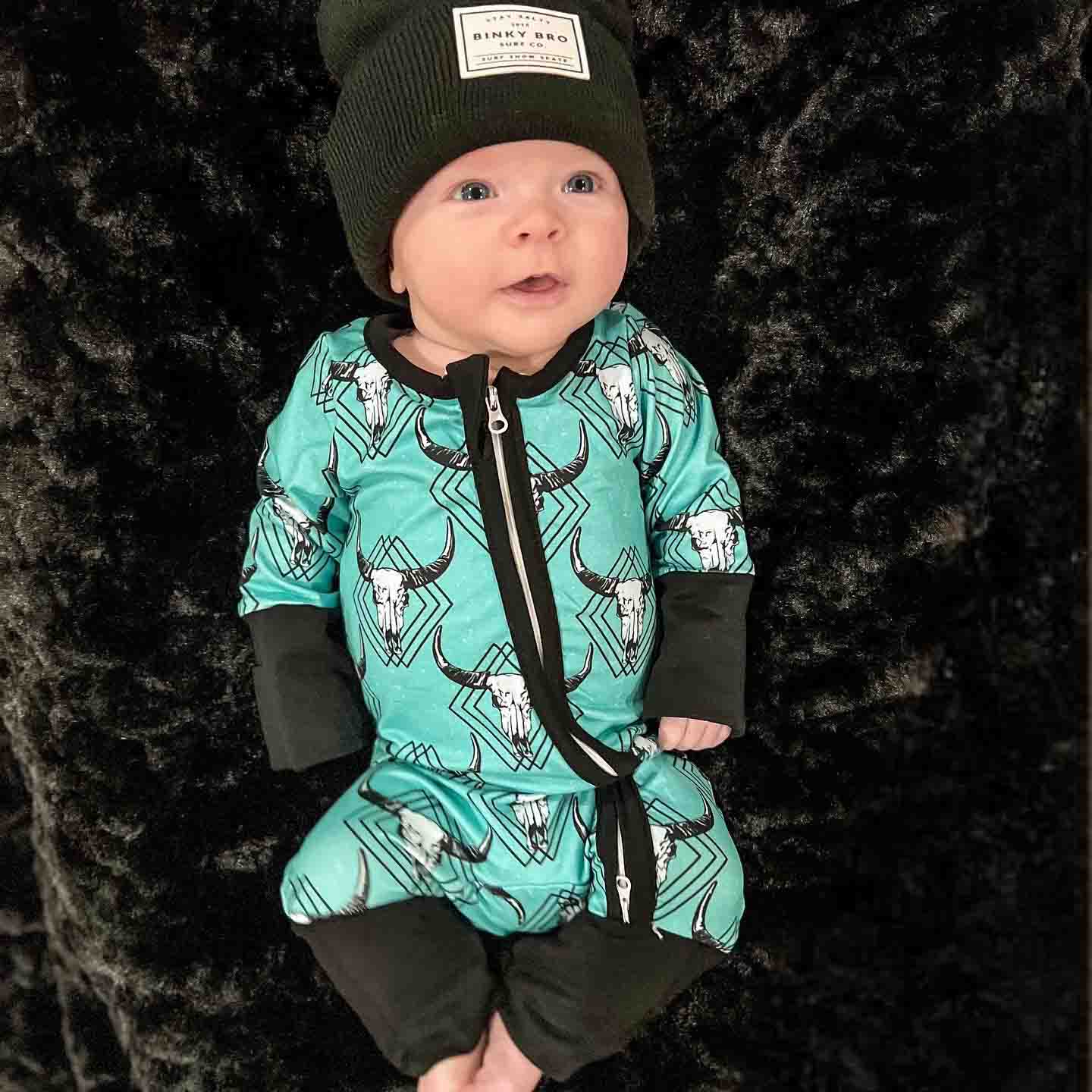 Baby Cow Print Romper