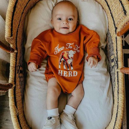 Baby Cow Print Bodysuit