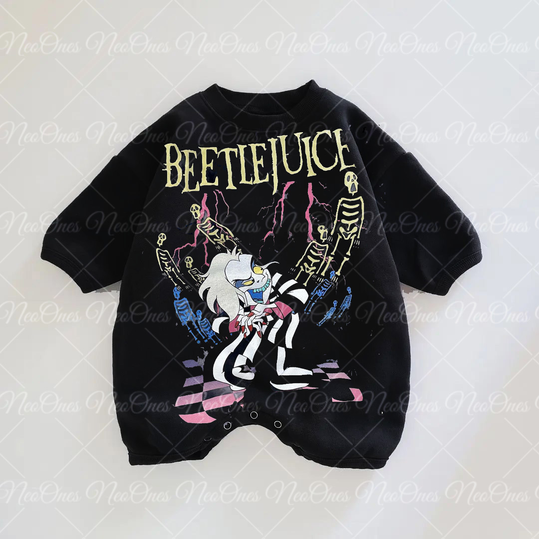 BEETLEJUICE Print Romper